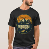 T-shirt Trelleborg, Suède Sverige (Devant)