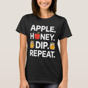 T-shirt Tremper Répéter Drôle Rosh Hashanah Nouvel An Juif