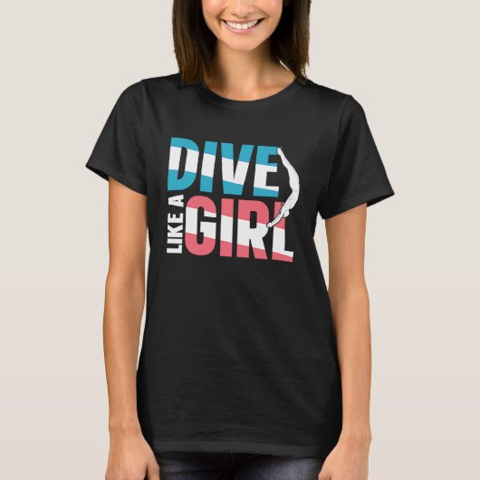 T-shirt Tremplin Plongeon Plongeur de Plateforme Plonge C (Devant)