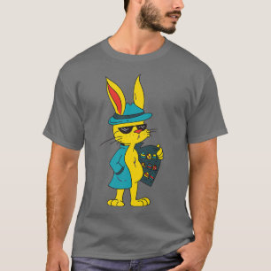 T-shirt Trench Coat Bunny Pâques Conception Pour Pâques Di