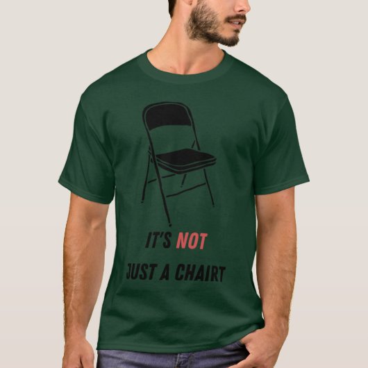 T-shirt Trending Montgomery Folding Chair Oversized (Devant)