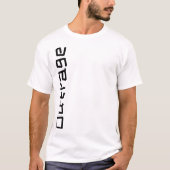 T-shirt Trending Word Outrage Shirt, Slang Graphic Tee (Devant)