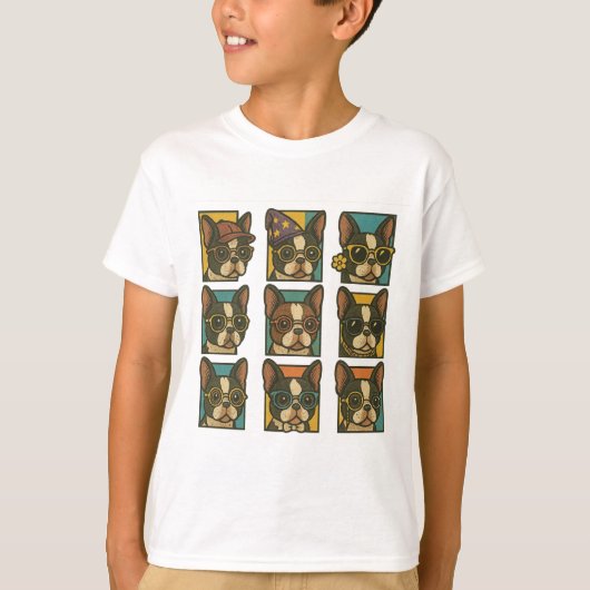T-shirt Trendsetters Boston Terrier (Devant)