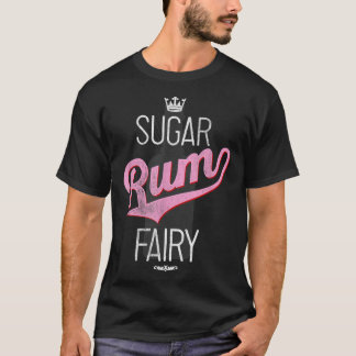 T-shirt Trendy Christmas Sugar Rum Fairy Bottle Silhouette