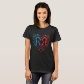 T-shirt Trendy Knight Chess Pieces Heart Shape             (Devant entier)