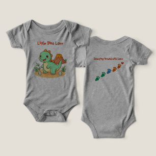 T-shirt trendy pour tout-petit Happy Dino
