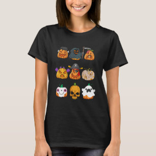 T-shirt Trendy Scary Halloween 2021 costumes Horreur Face 