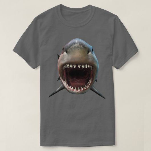 T-shirt Trendy Shark Bite Big Face (Design devant)