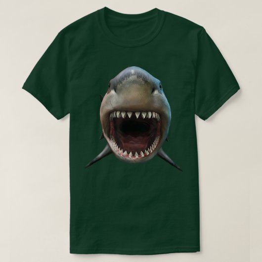 T-shirt Trendy Shark Bite Big Face (Design devant)