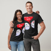T-shirt Trendy Statement Valentine's Day Couple Heart Roma (Unisexe)