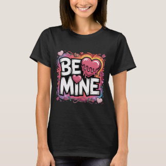 T-shirt Trendy Valentine's Day Shirt Be Mine Streetwear Ae