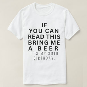 T-shirt Trente ans Anniversaire Personnalisé Dressage Blag