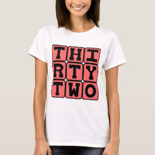 T-shirt Trente Deux, Numéro 32