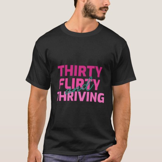 T-shirt Trente Flirty Et Énergents 30 Af Py (Devant)