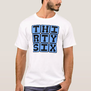 T-shirt Trente Six, Numéro 36