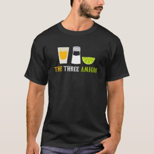 T-shirt Tres Amigos Tequila Salt Lime Cinco De Mayo