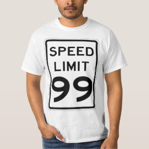 T-shirt très amusant 99 mi/H