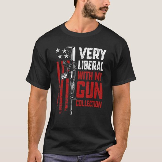 T-shirt Très Libéral Avec My Gun Collection Pro Guns Ar1 (Devant)