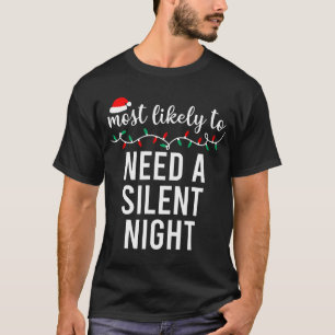 T-shirt Très Probable À Noël Chemise Correspondant Famille