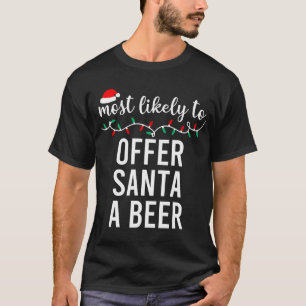 T-shirt Très Probable À Noël Chemise Correspondant Famille