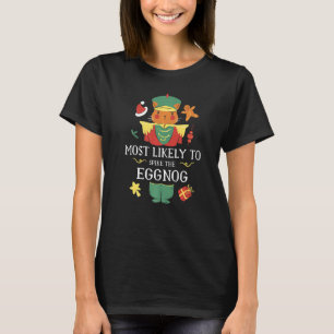 T-shirt Très Probable D'Araigner L'Éggnog Nutcraker Christ