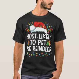 T-shirt Très Probable De Pet Le Rinder Drôle Noël