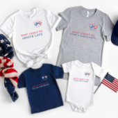 T-shirt Très probable | Rouge blanc & bleu 4 juillet Réuni