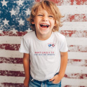 T-shirt Très probable | Rouge blanc & bleu 4 juillet Réuni