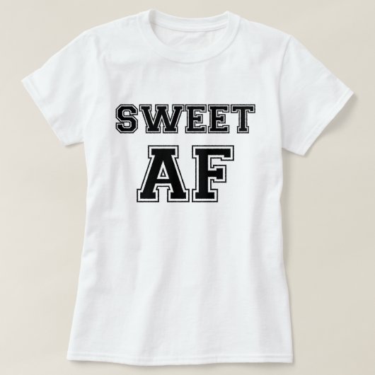 T-SHIRT TRÈS SUCRÉ (Design devant)