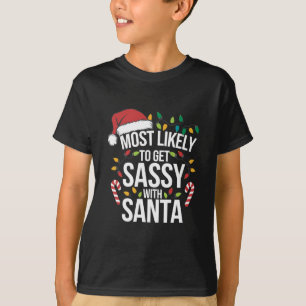 T-shirt Très susceptible de s'emporter contre le Père Noël