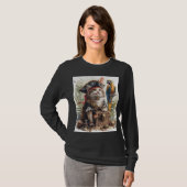 T-shirt Trésor de chat pirate (Devant entier)