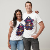 T-shirt Trésor de crâne de pirate (Unisexe)