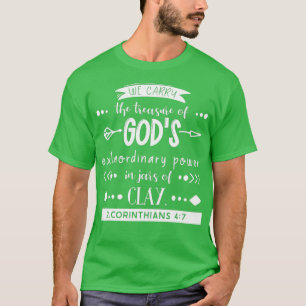 T-shirt Trésor De Dieu En Argile Jars Corinthians