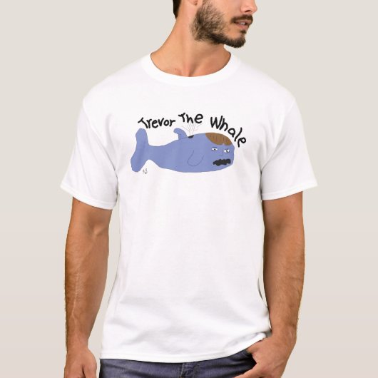 T-shirt Trevor la chemise de baleine (Devant)