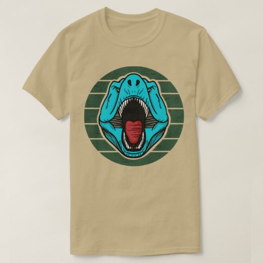 T-shirt TRex bleu (Design devant)