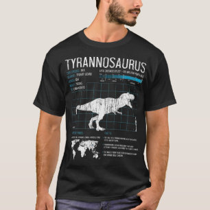 T-shirt TRex Dinosaur    FaitsTyrannosaurus Science 