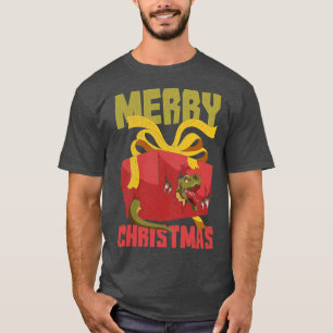 T-shirt Trex Dinosaur Joyeux Noël Funny Noël