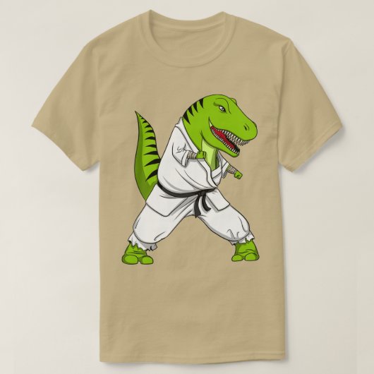 T-shirt TRex Dinosaur Karate (Design devant)