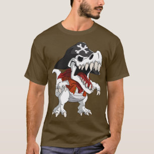 T-shirt TRex En Costume Pirate Dinosaure Enfants