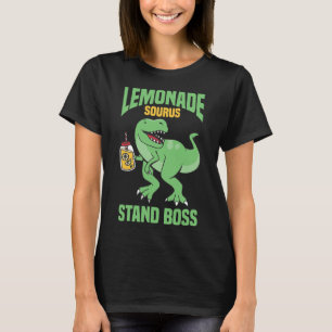 T-shirt TRex Lemonade Stand Boss Kids Lemon Squad