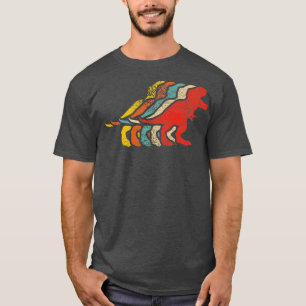 T-shirt Trex Retro 1970 Style Distress graphique