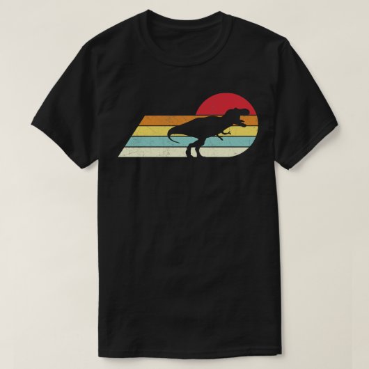T-shirt TRex Retro Style détendu Dinosaure Vintage (Design devant)