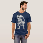 T-shirt TRex Skeleton Dino os paléontologue Fossil (Devant entier)