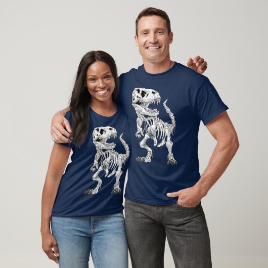 T-shirt TRex Skeleton Dino os paléontologue Fossil (Unisexe)