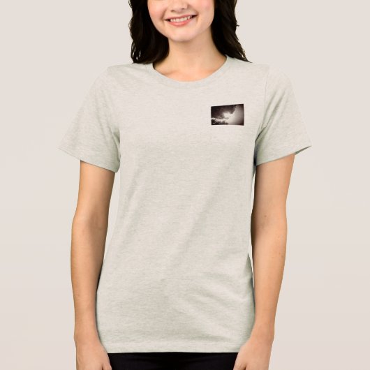 T-Shirt TRI BLEND STIJL EN DESIGN VOOR DAMES (Voorkant)