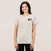 T-Shirt TRI BLEND STIJL EN DESIGN VOOR DAMES (Voorkant volledig)