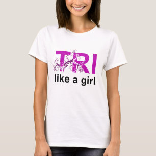 T-shirt tri comme une fille