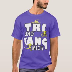 T-shirt Tri Et Catch Me Triathlon Sport Athlète Rencontre