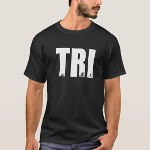 T-shirt Tri Graphic Run Vélo natation Triathlon Triathlon