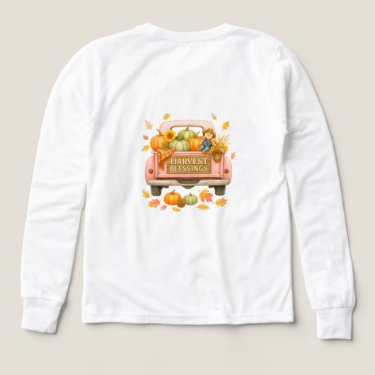 T-Shirt Tri Mélange Chemise-Automne Tee - shirts p (Motif verso)